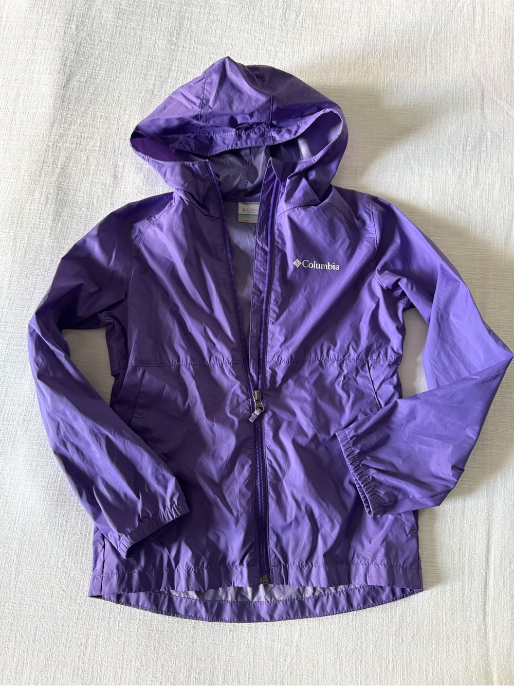 Columbia Girl's Switchback II Jacket, Purple - Small (7/8)